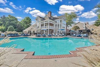 A large swimming pool